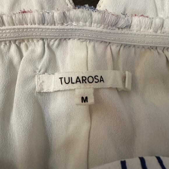 Tularosa Amelia red, white & blue striped sleeveless romper size M NWT - Picture 8 of 14